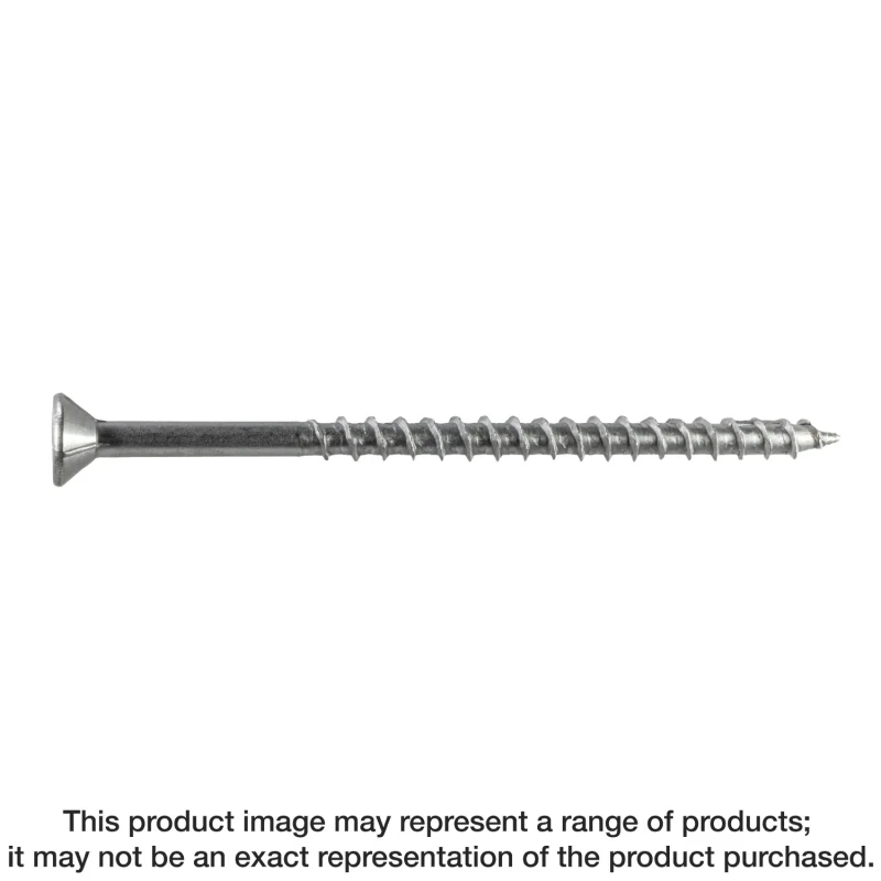 Simpson Strong-Tie S12400WP5 Strong-Drive® DWP WOOD SS Screw — #12 x 4 in. T-27, Flat Head, Type 305 (5 lb.)
