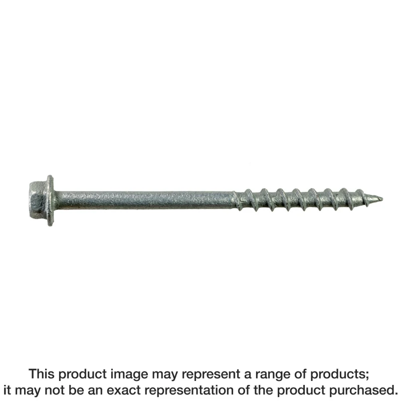 Simpson Strong-Tie SD9212R100-R Strong-Drive® SD CONNECTOR Screw — #9 x 2-1/2 in. 1/4-Hex Drive, Mech. Galv. (100-Qty)