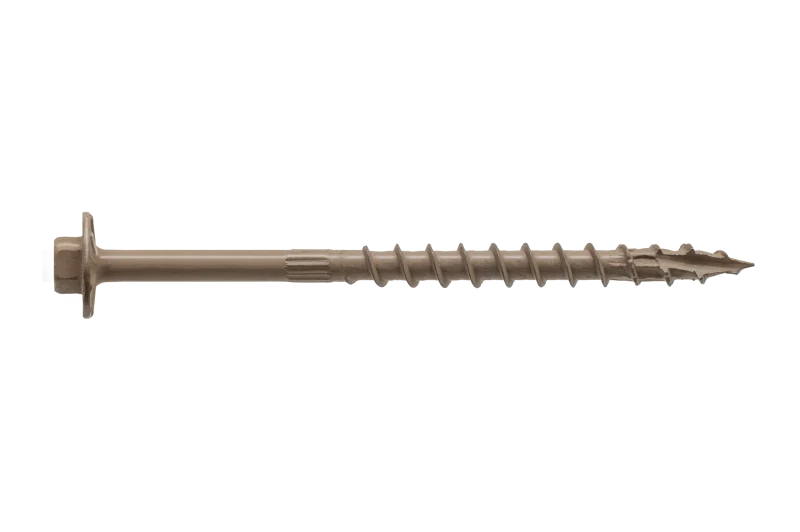 Simpson Strong-Tie SDWH19400DBMB Strong-Drive® SDWH™ TIMBER-HEX Screw — 0.195 in. x 4 in. 5/16 Hex, DB Coating (250-Qty)