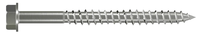 Simpson Strong-Tie SDWH27400SS-RP1 Strong-Drive® SDWH™ TIMBER-HEX SS Screw — 0.275 in. x 4 in. 1/2 Hex, Type 316