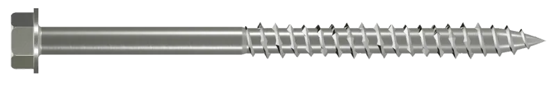 Simpson Strong-Tie SDWH27500SS-R50 Strong-Drive® SDWH™ TIMBER-HEX SS Screw — 0.275 in. x 5 in. 1/2 Hex, Type 316 (50-Qty)