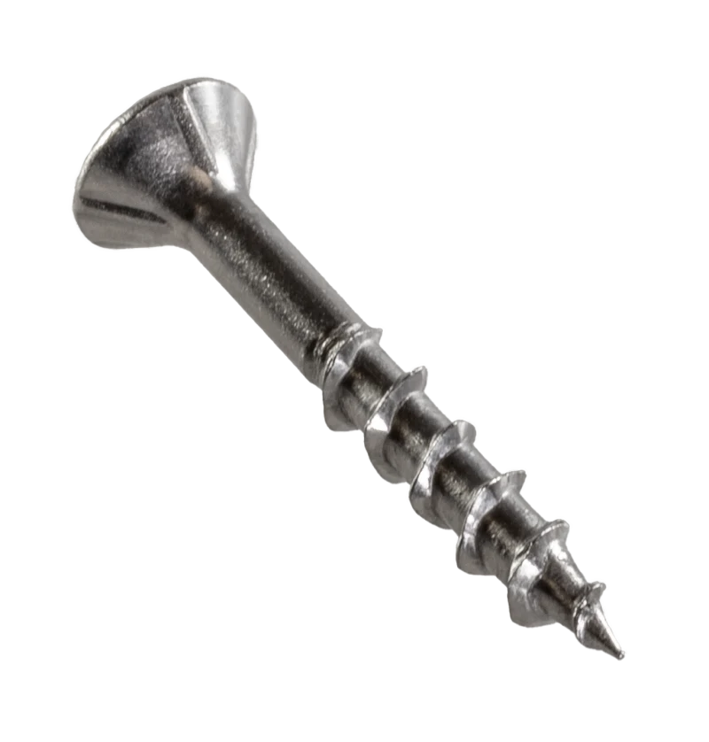 Simpson Strong-Tie T08125WP1 Deck-Drive™ DWP WOOD SS Screw — #8 x 1-1/4 in. T-20, Flat Head, Type 316 (1 lb.)