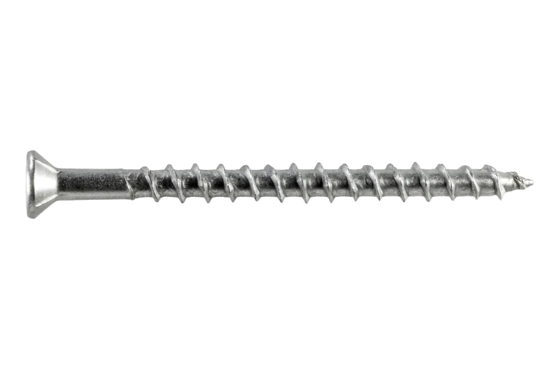 Simpson Strong-Tie T10250WP1 Deck-Drive™ DWP WOOD SS Screw — #10 x 2-1/2 in. T25, Flat Head, Type 316 (1 lb.)