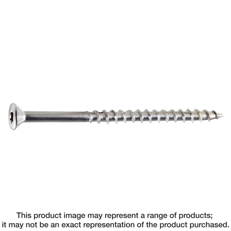 Simpson Strong-Tie T14400WPB Strong-Drive® DWP WOOD SS Screw — #14 x 4 in. T-27, Flat Head, Type 316 (700-Qty)