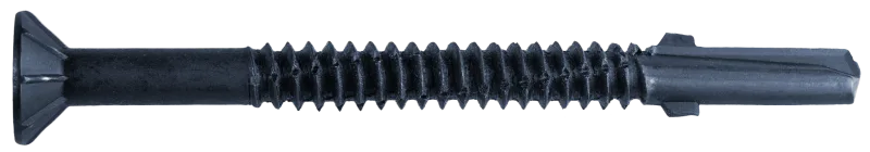 Simpson Strong-Tie TFP1475S Strong-Drive® TF WOOD-TO-STEEL Screw (Collated) — #14 x 3 in. T30 Black Phos. (750-Qty)