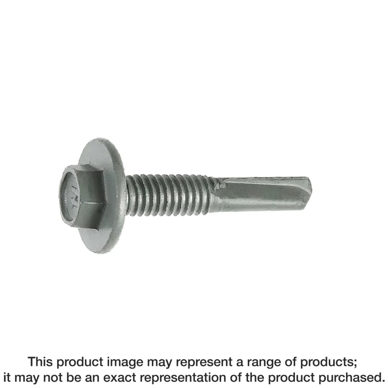 Simpson Strong-Tie XLQ114B1224-250 Strong-Drive® XL LARGE-HEAD METAL Screw — #12 x 1-1/4 in. 5/16 Hex (250-Qty)