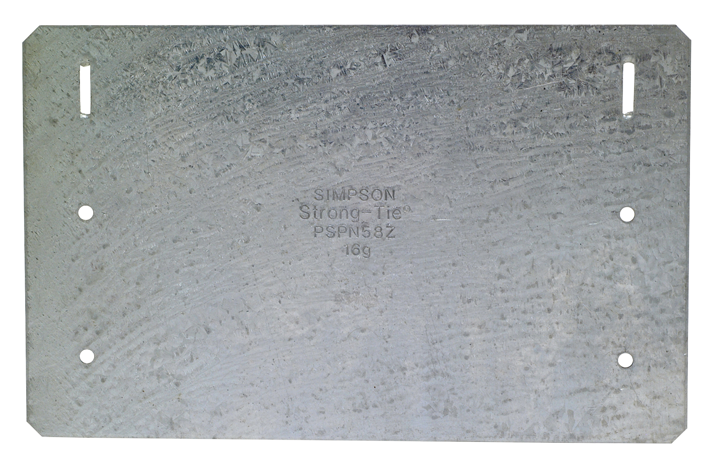 Simpson Strong-Tie PSPN58Z PSPNZ 5 in. x 8 in. ZMAX® Galvanized Protecting Shield Plate Nail Stopper