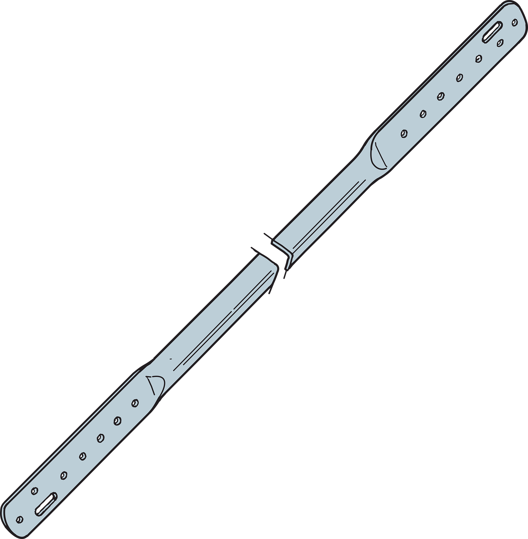 Simpson Strong-Tie TB27 TB 27 in. 20-Gauge Galvanized Tension Bridging