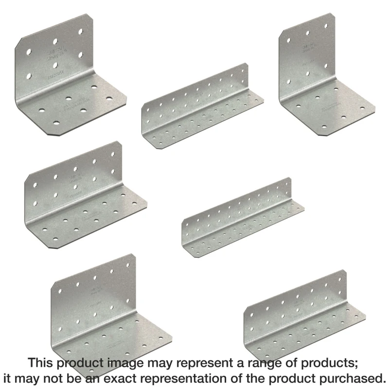 Simpson Strong-Tie RCA223/54-R150 RCA 2 in. x 2 in. x 3 in. 16-Gauge Galvanized Rigid Connector Angle (150-Qty)