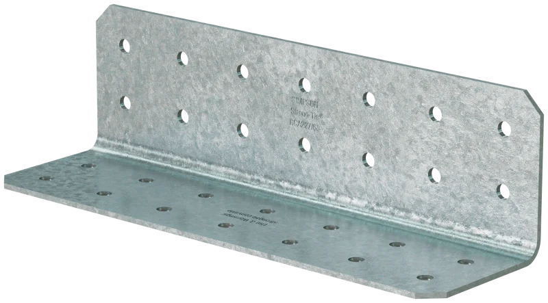 Simpson Strong-Tie RCA227/68-R55 RCA 2 in. x 2 in. x 7 in. 14-Gauge Galvanized Rigid Connector Angle (55-Qty)