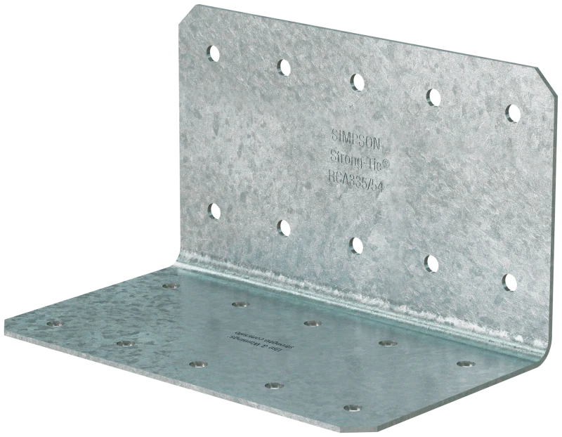 Simpson Strong-Tie RCA335/54-R60 RCA 3 in. x 3 in. x 5 in. 16-Gauge Galvanized Rigid Connector Angle (60-Qty)