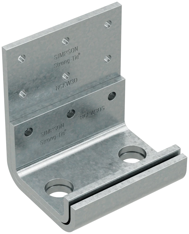 Simpson Strong-Tie RCKW3D-R10 RCKW™ 3-in. Two-Anchor Kneewall Connector Clip (Qty-10)